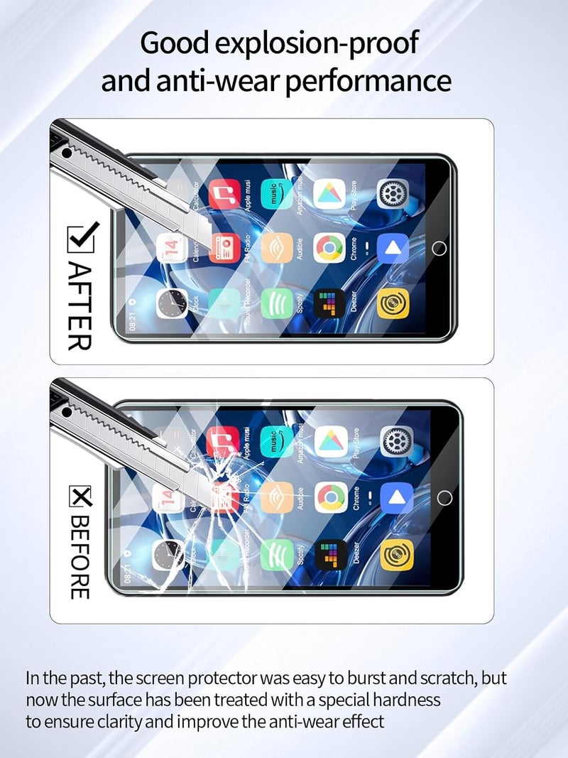 UYRUREL Screen Protector for SWOFY M503 Pro 4.0-inch Touch Screen Android MP4 MP3 Player, High-definition Scratch Resistant Film,HD Clear, Bubble Free with Easy Installation Kit, 3 Pack. - Image 3